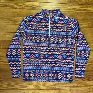 Pins & Aces Pullover Men's Medium 1/4 Zip Stretch Performance Golf Top